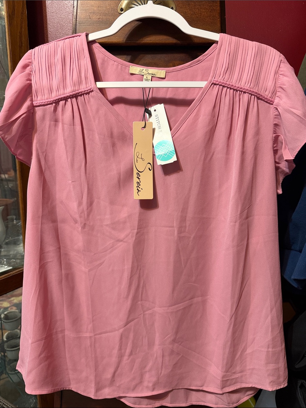 Les Serein Pink Blouse (L)